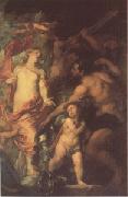 Anthony Van Dyck Venus Asking Vulcan for Arms for Aeneas (mk05) oil painting on canvas